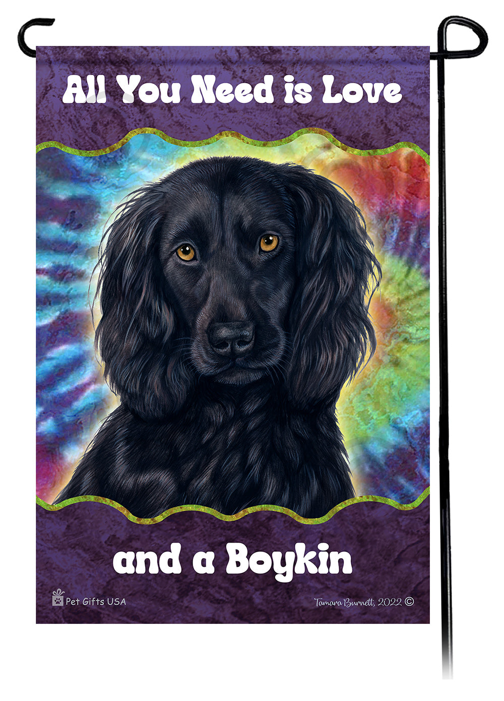 Boykin Spaniel All You Need Is Love Garden Flags