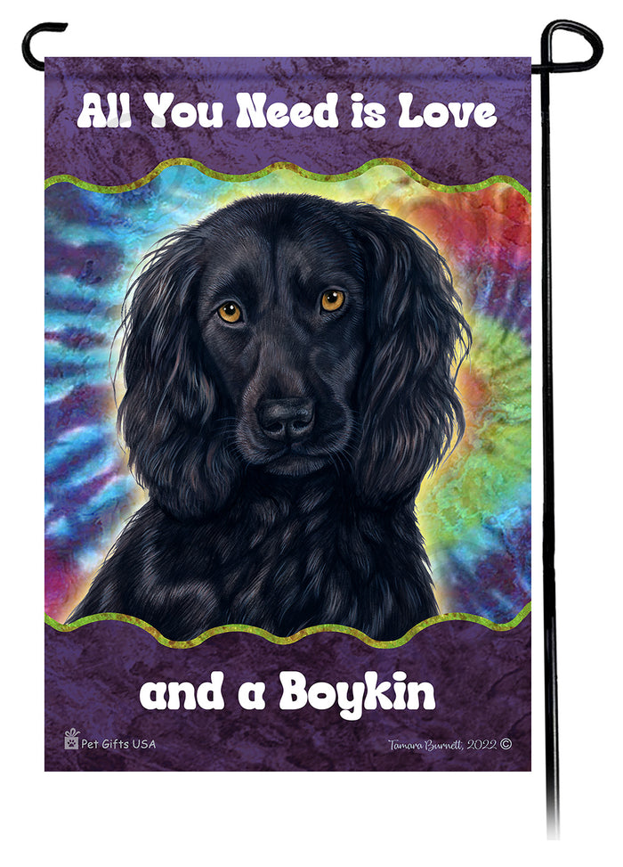 Boykin Spaniel All You Need Is Love Garden Flags