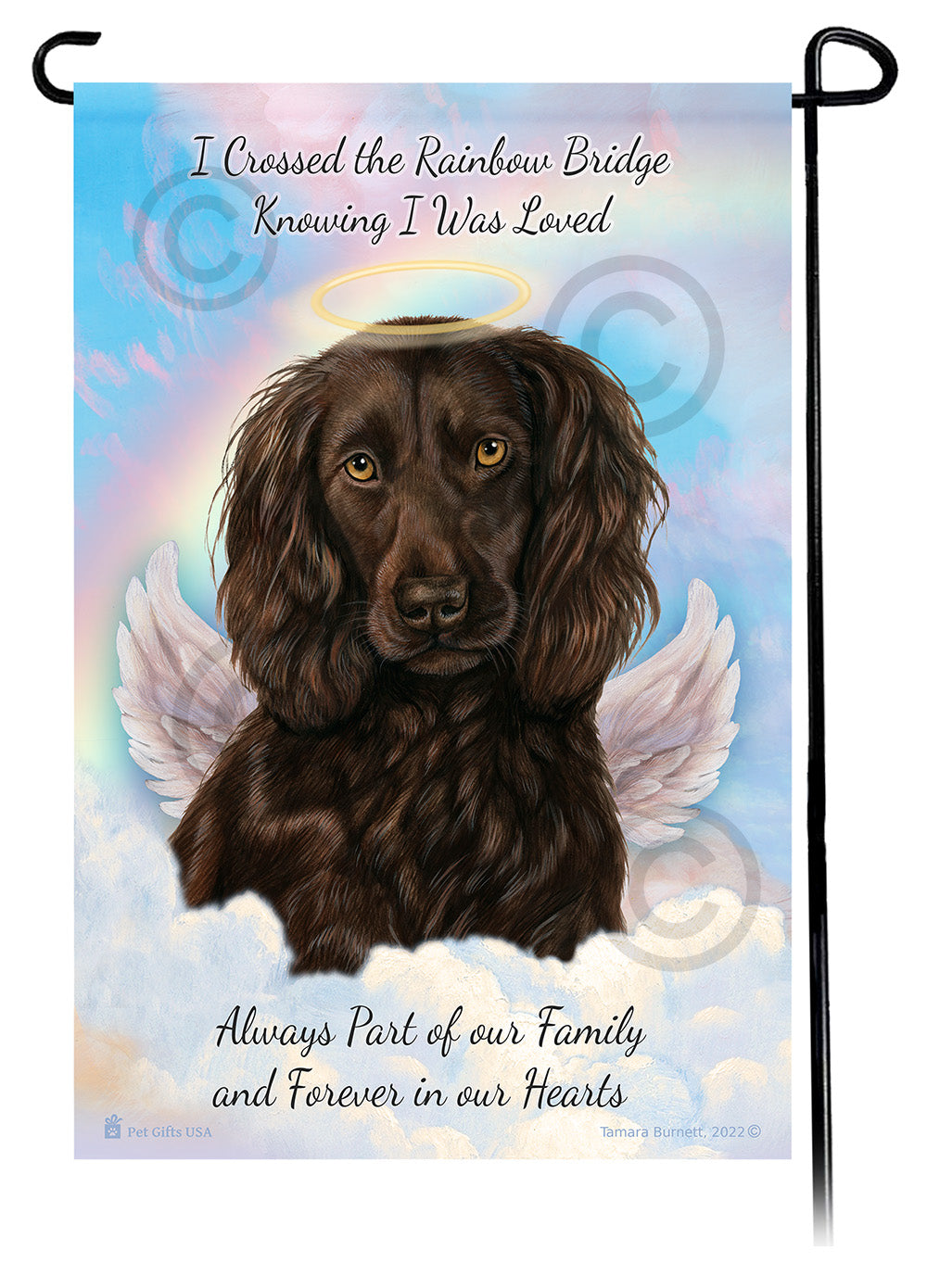 Boykin Spaniel Memorial - Garden Flag