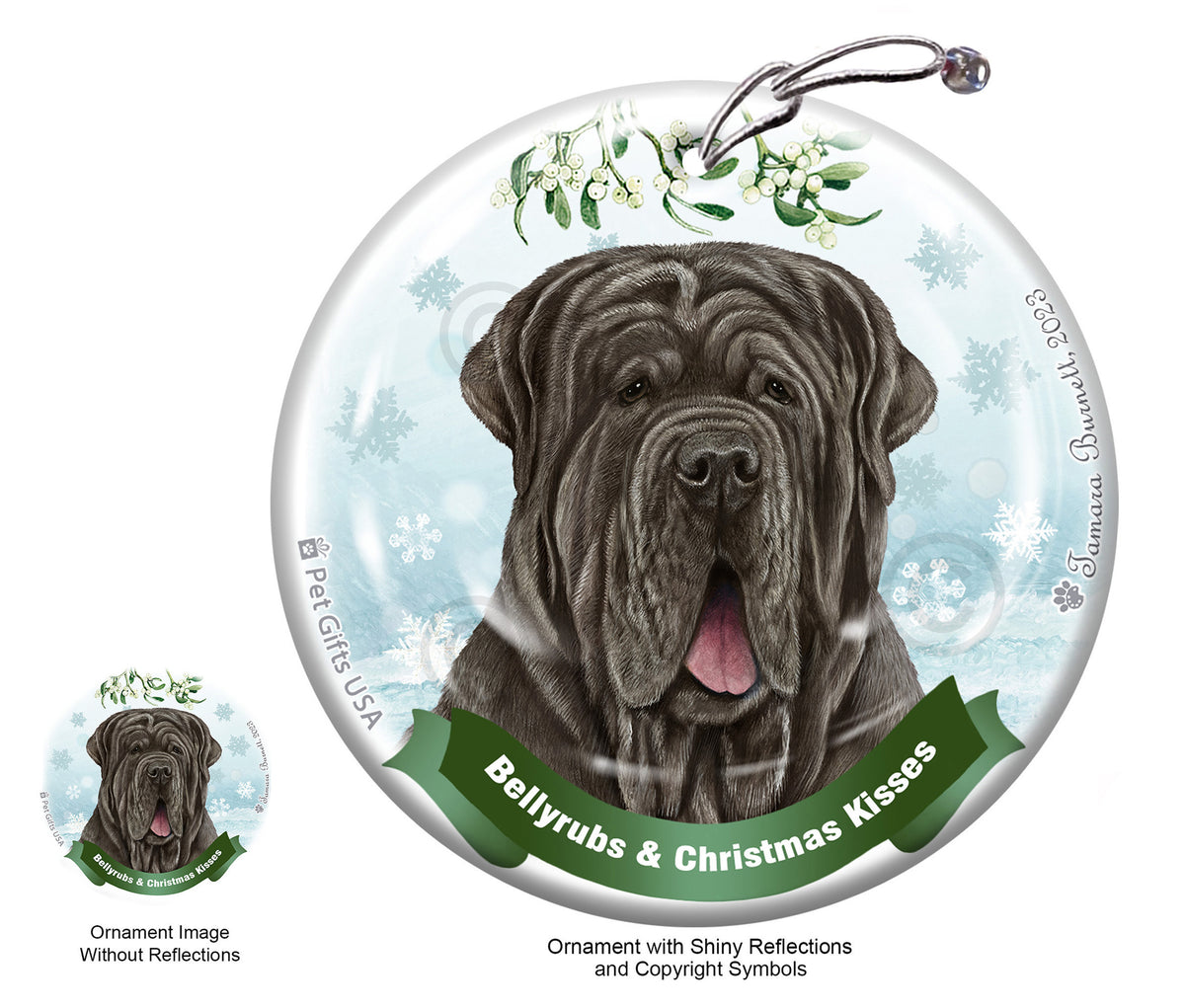 Neapolitan Mastiff Tawny Uncropped Ornament