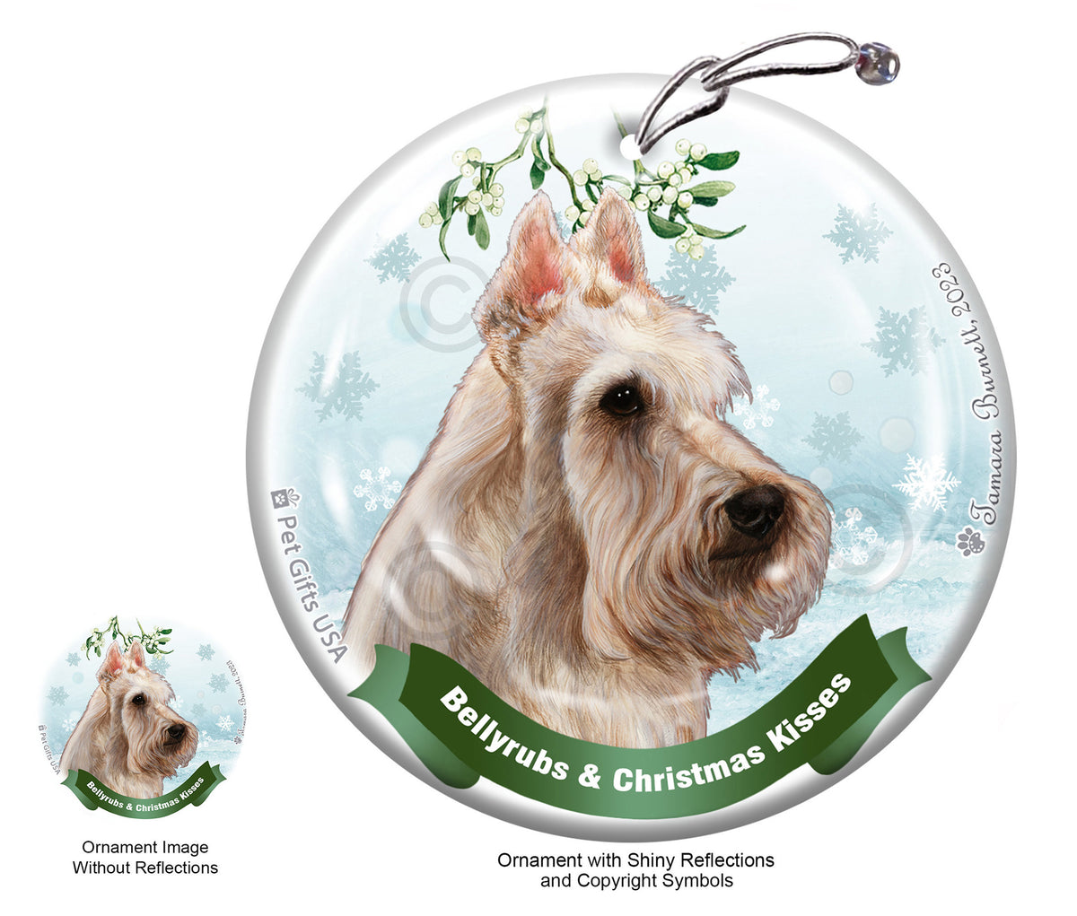 Scottish Terrier Wheaten Ornament