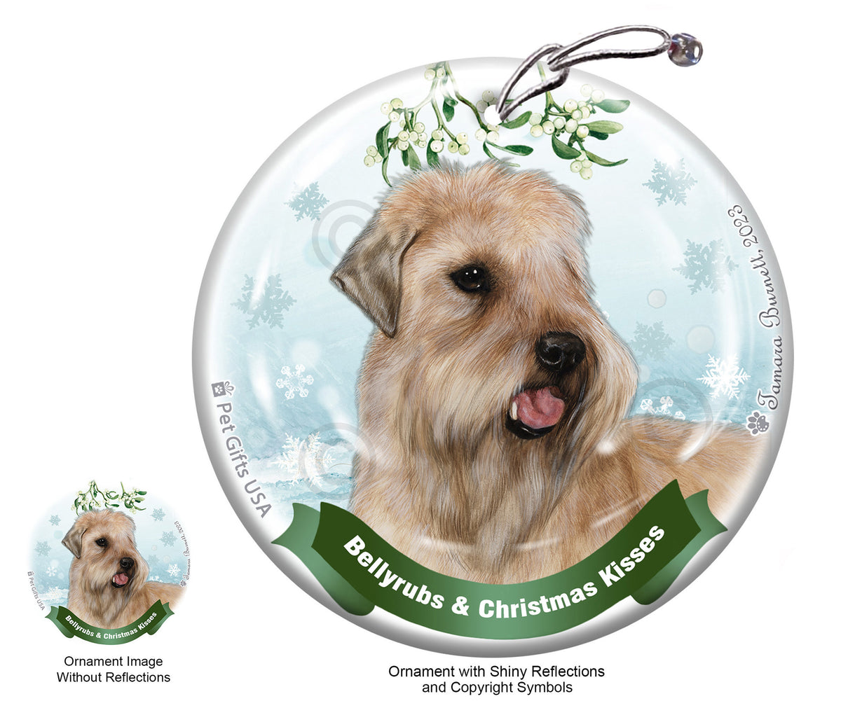 Soft Coated Wheaten Show Cut Ornament