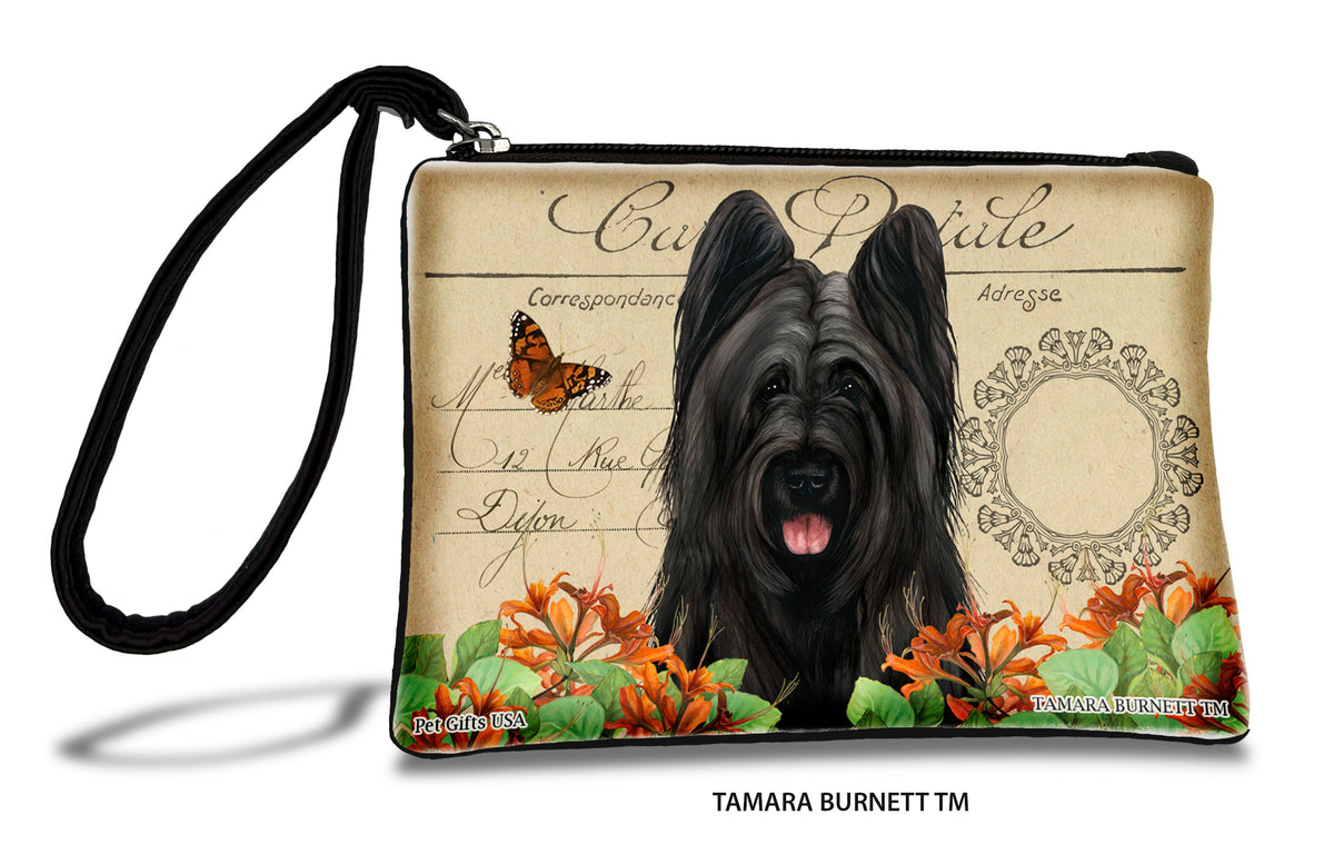 Briard Black Cropped Zippees Pet Pouch