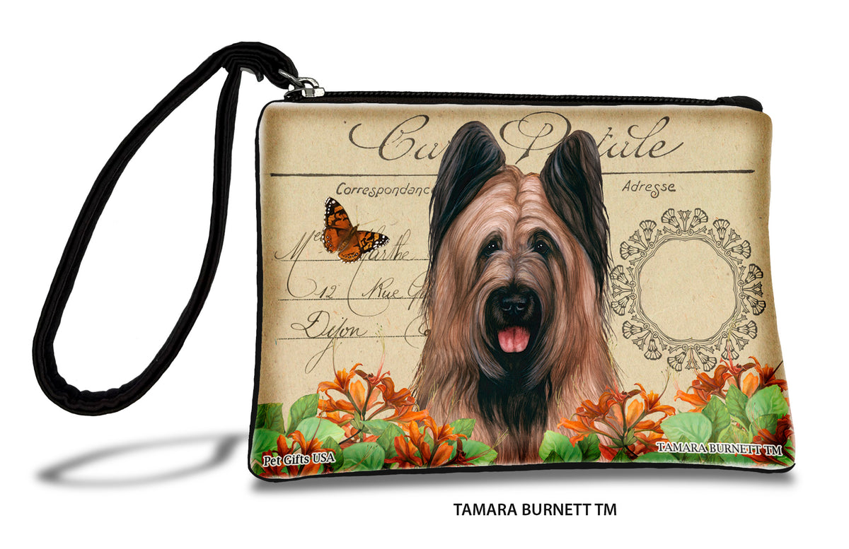 Briard Fawn Cropped Zippees Pet Pouch