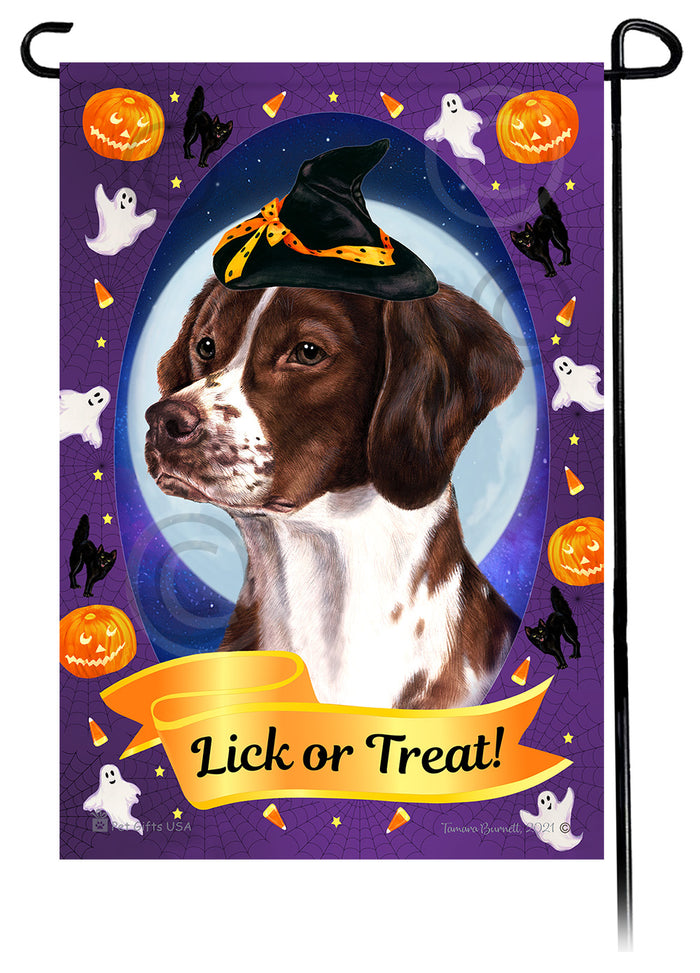 Brittany Spaniel Halloween Howls Garden Flags