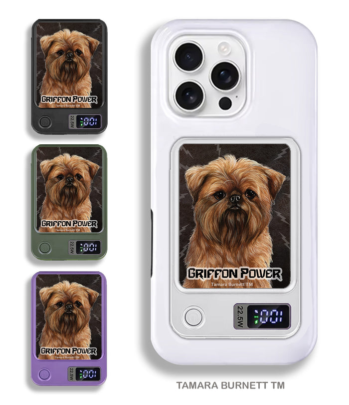 Brussels Griffon Phone Bank Wireless Charger