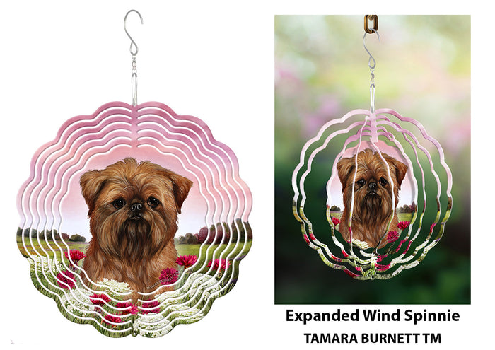 Brussels Griffon Wind Spinner