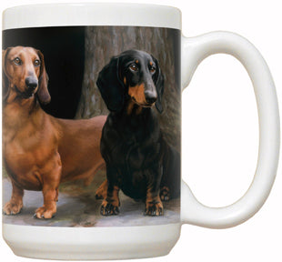 Dachshund On Path - Fiddler's Elbow Mug