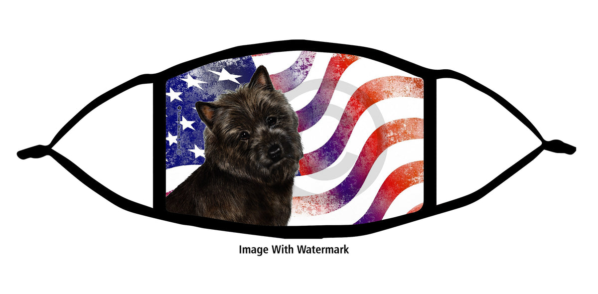 Cairn Terrier (Black) Face Mask