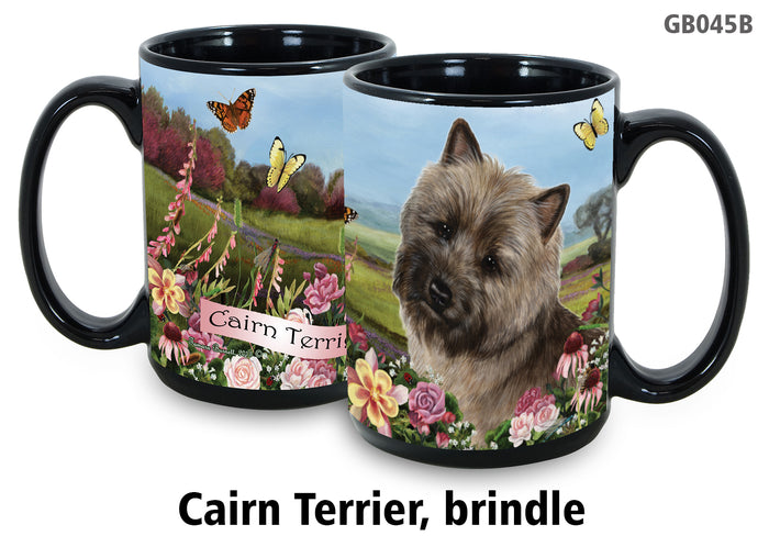 Cairn Terrier Brindle - Garden Party Fun Mug 15 oz