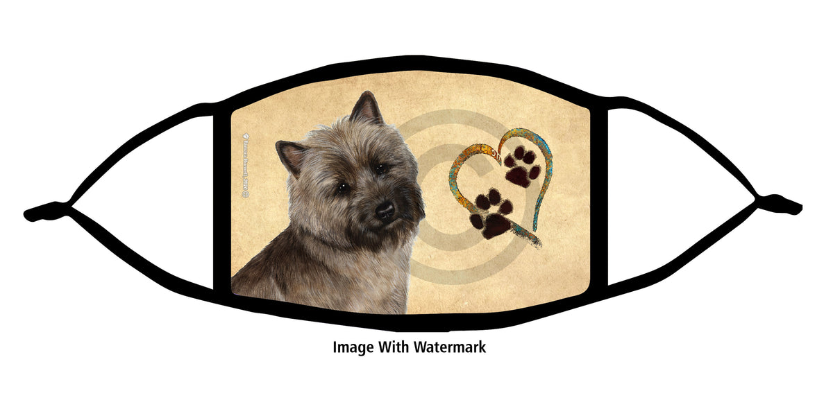 Cairn Terrier (Brindle) Face Mask