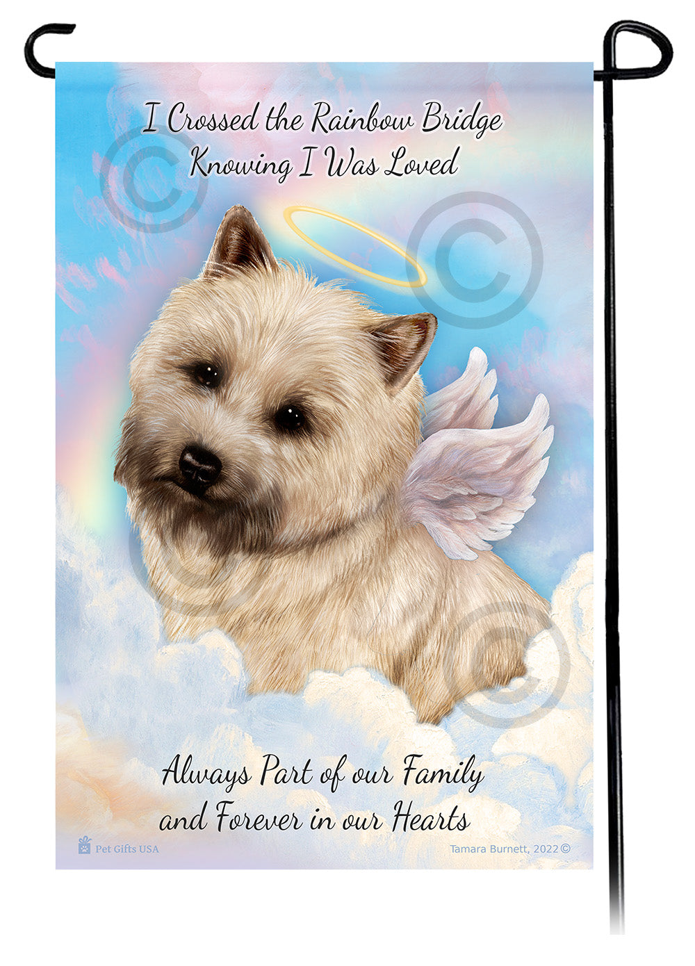 Soft Coated Wheaten Memorial Garden Flags