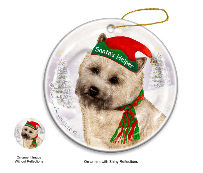 Cairn Terrier - Santa's Helper Ornament