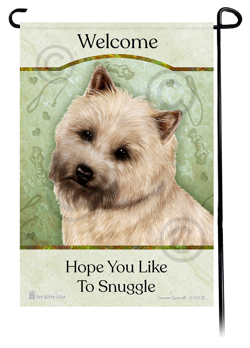 Cairn Terrier Hope You Like To Snuggle - Garden Flag
