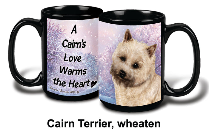 Cairn Terrier Wheaten Winter Mug 15 oz
