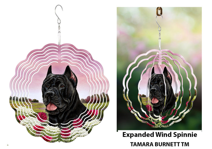 Cane Corso Black Wind Spinner
