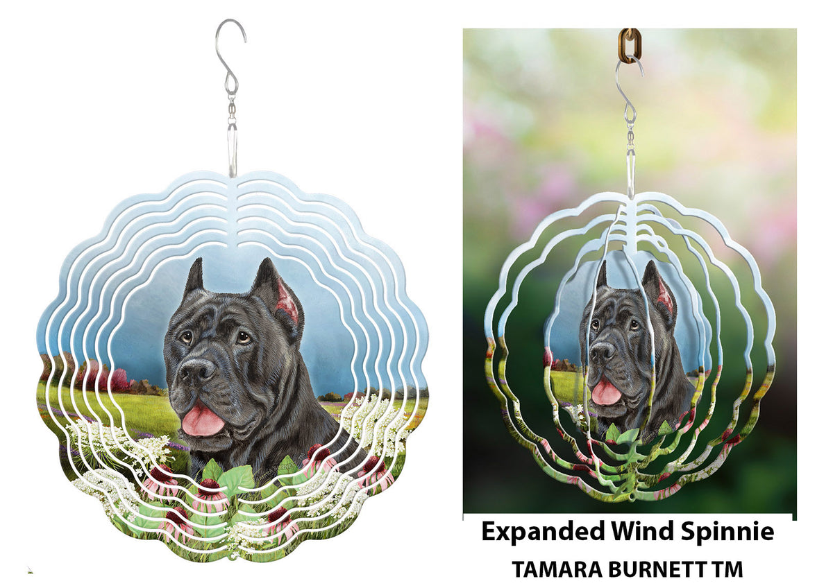 Cane Corso Blue Wind Spinner