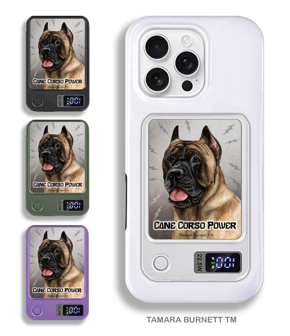 Cane Corso Fawn Phone Bank Wireless Charger