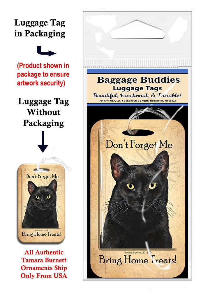 Black Shorthair Cat Baggage Buddies