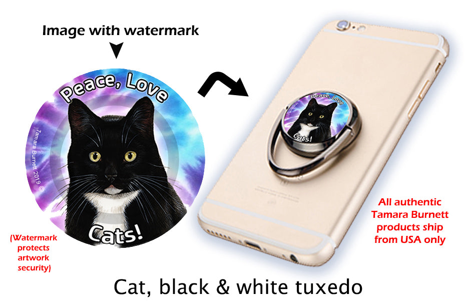 Tuxedo Cat Phone Stand