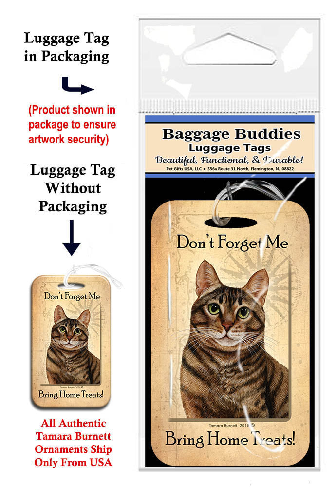 Tabby Cat Baggage Buddies