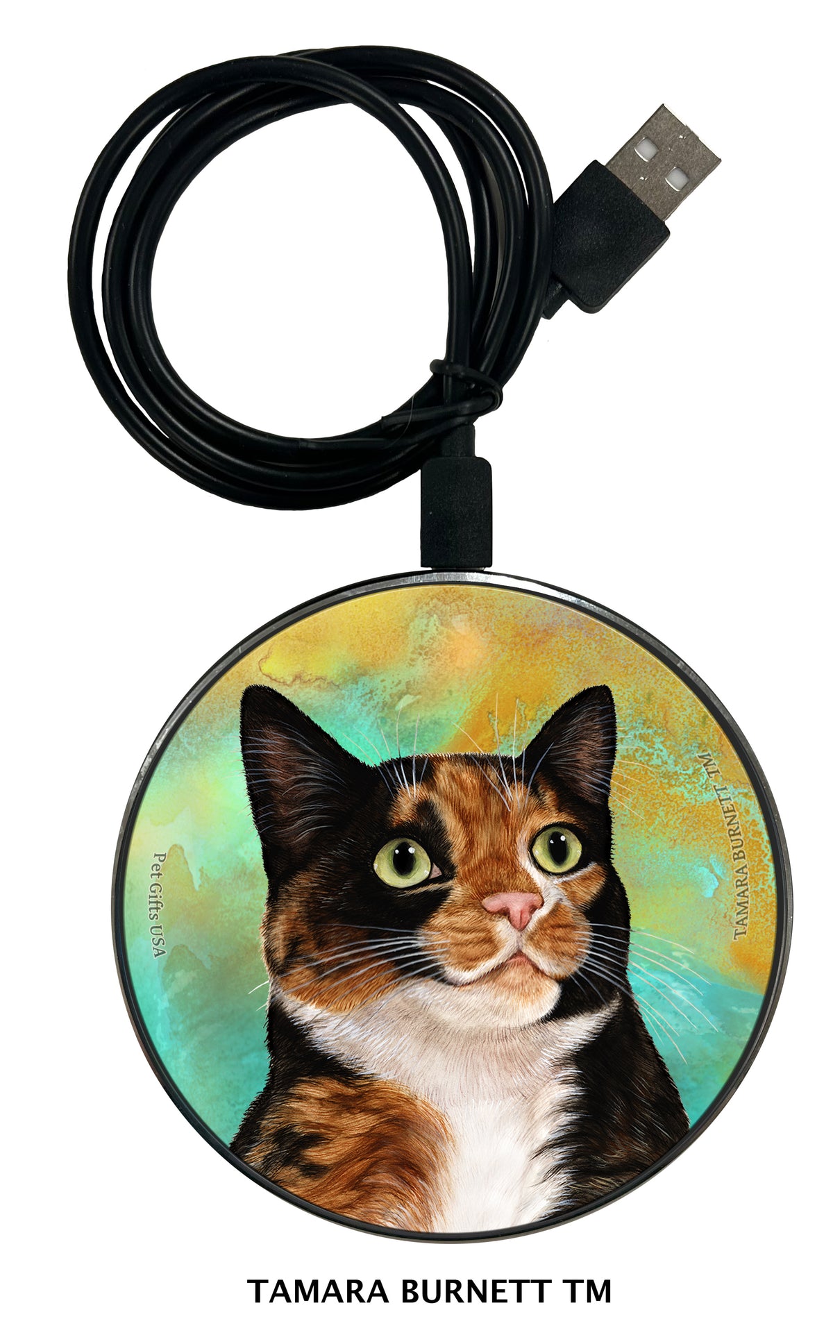 Calico Cat Zoomies Wireless Charger