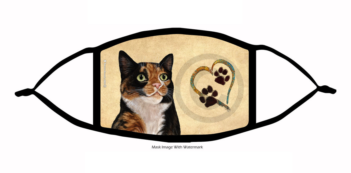 Tortoiseshell Cat Face Mask