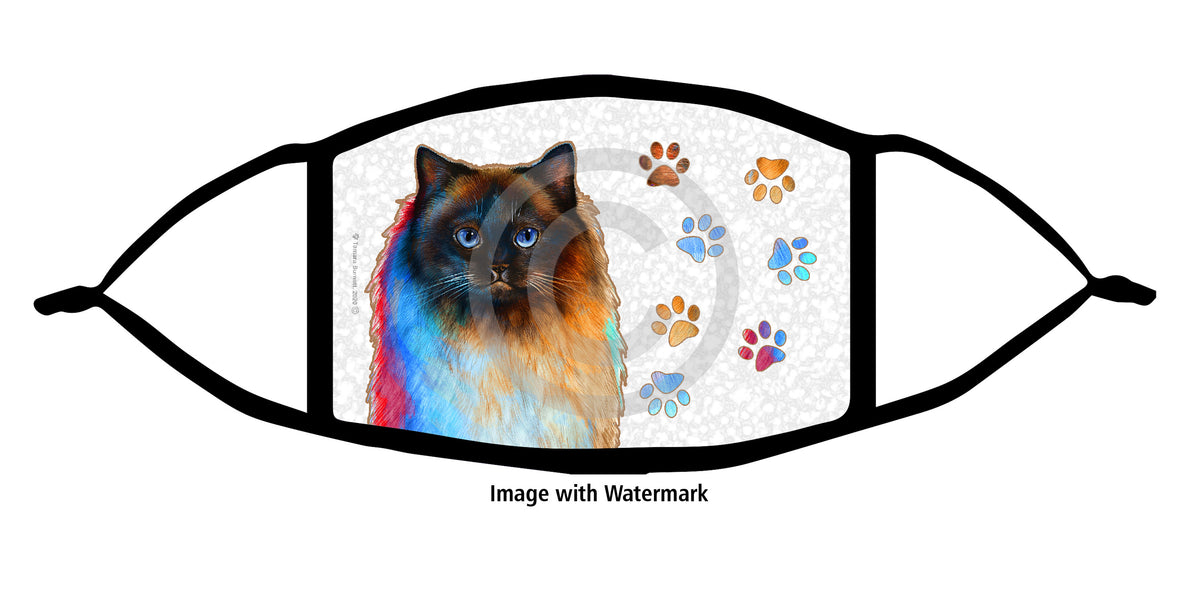 Yorkipoo Fawn Face Mask