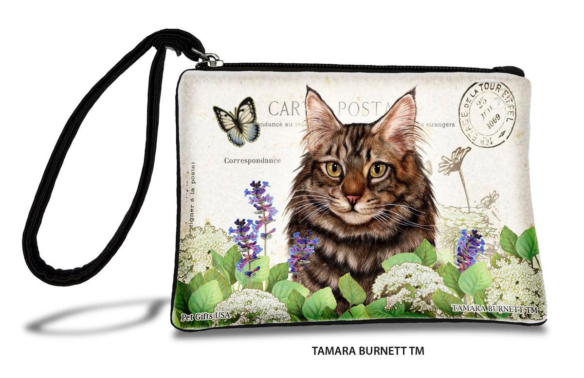 Maine Coon Cat Brown Tabby Zippees Pet Pouch