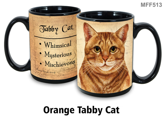 Tabby (Orange) Cat - My Faithful Friends Mug 15 oz