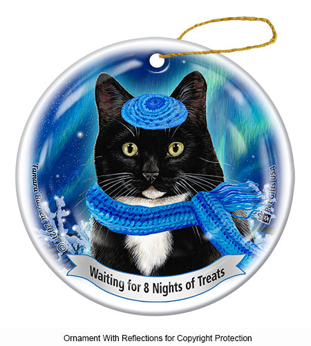 Tuxedo Black and White Hanukkah Ornament