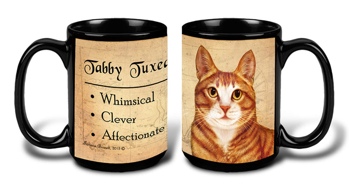 Tuxedo Orange Tabby Cat - My Faithful Friends Mug 15 oz