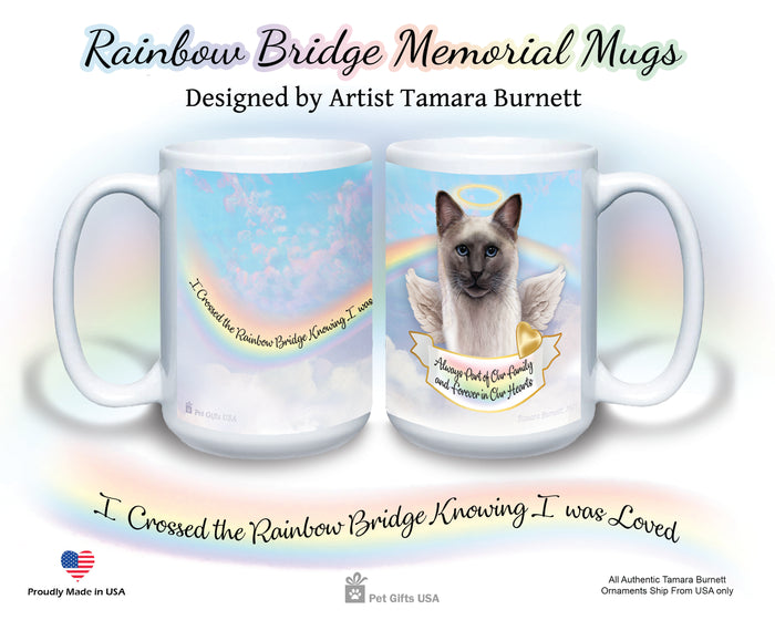 Siamese Blue Point Memorial Mug 15 oz