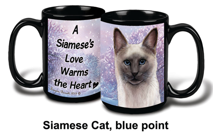 Siamese, Blue Point Winter Mug 15 oz