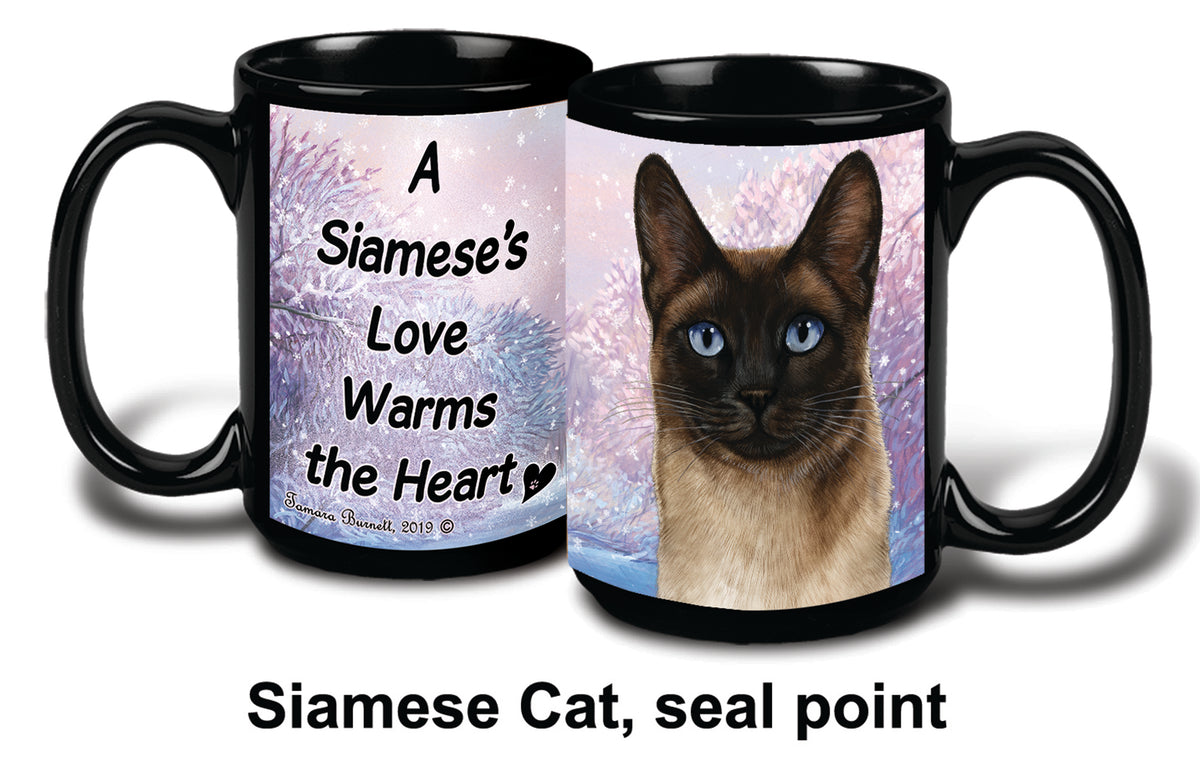 Siamese, Seal Point Winter Mug 15 oz