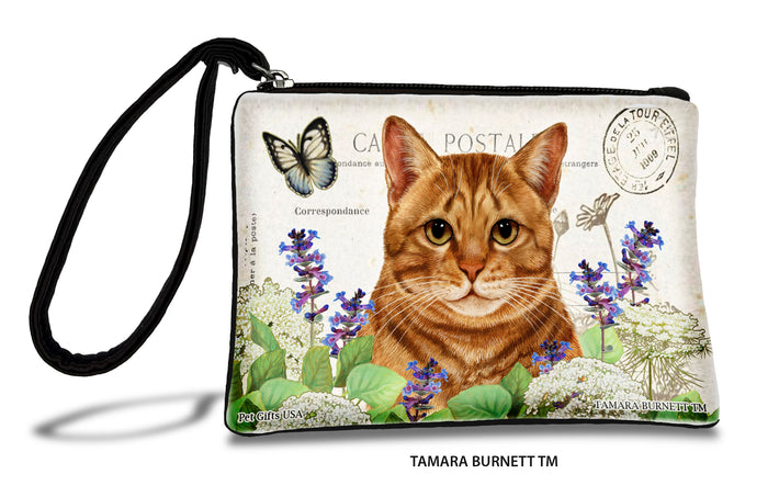 Orange Tabby Cat Zippees Pet Pouch