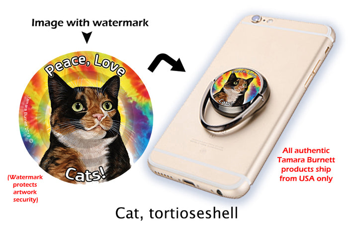 Tortoiseshell Cat Phone Stand