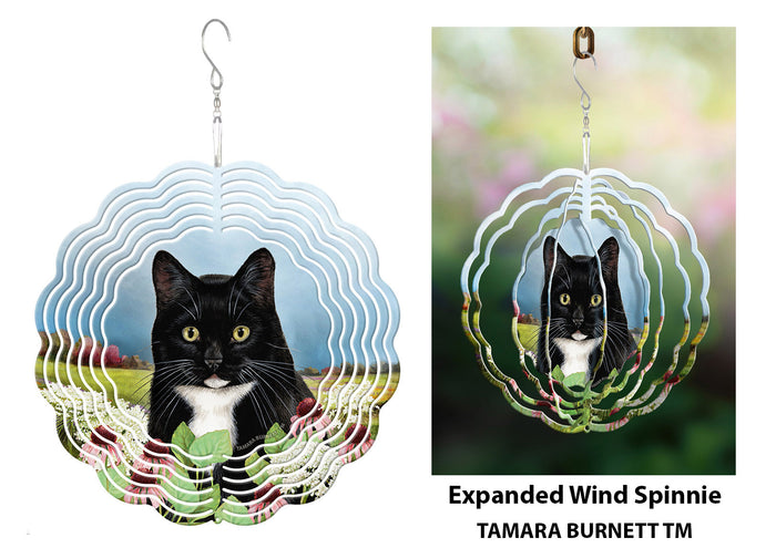 Tuxedo Cat Black and White Zoomies Wireless Charger