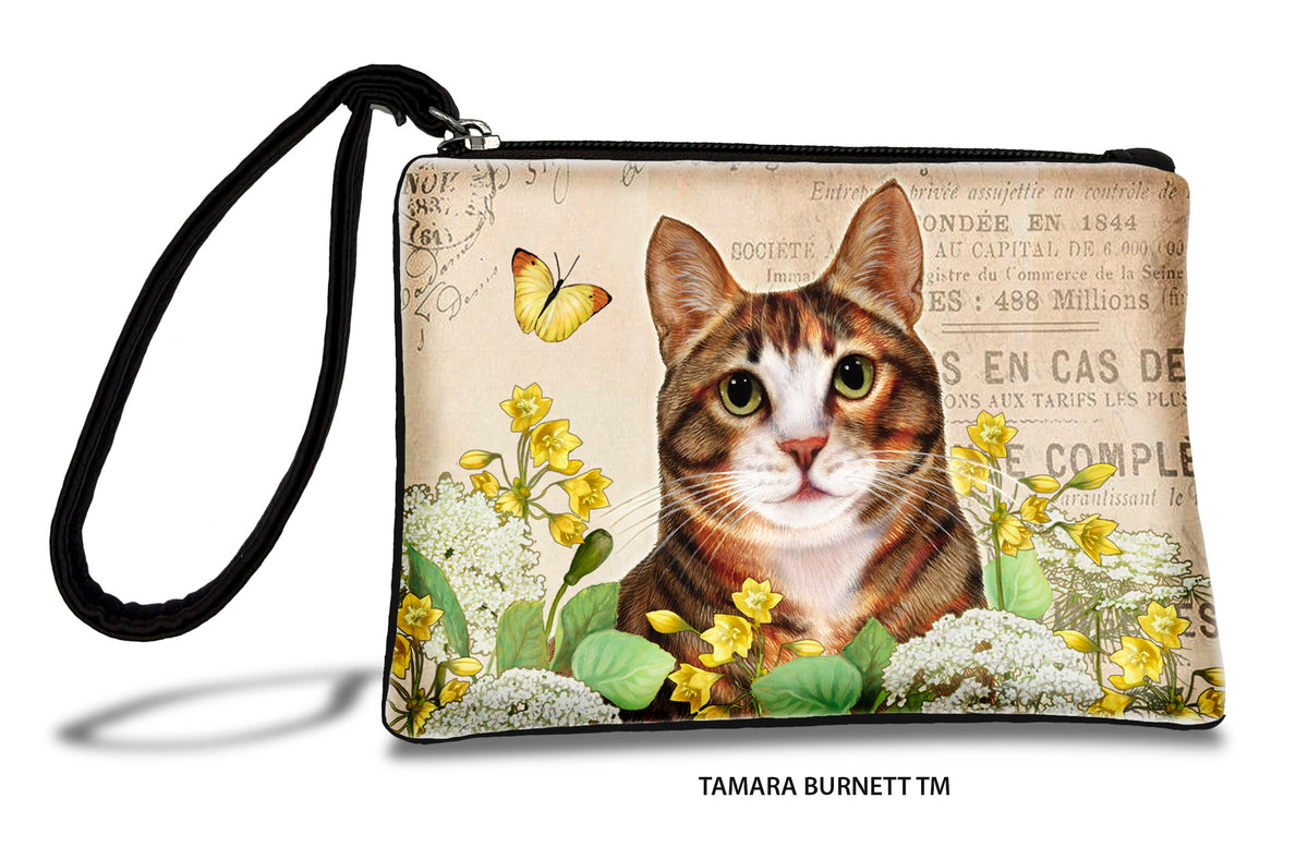 Tortoiseshell Cat (Tuxedo  And White) Zippees Pet Pouch
