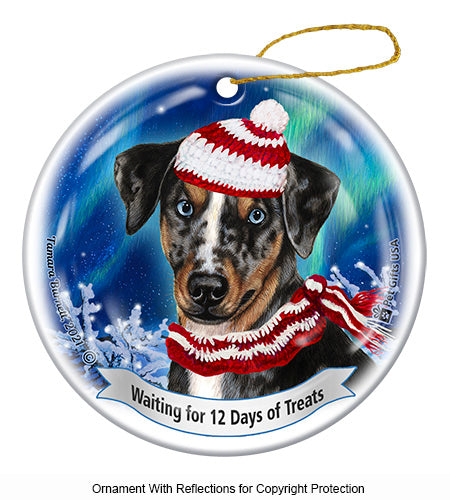Catahoula Leopard Dog 12 Days of Treats Ornament