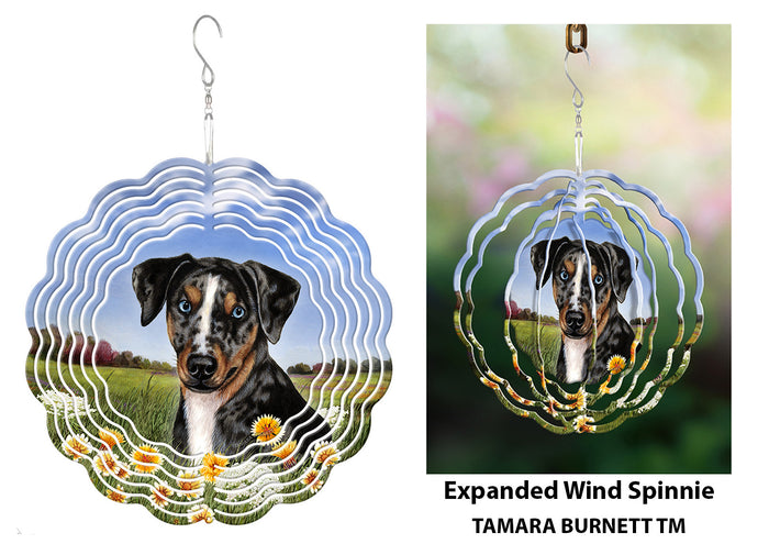 Catahoula Leopard Dog Wind Spinner