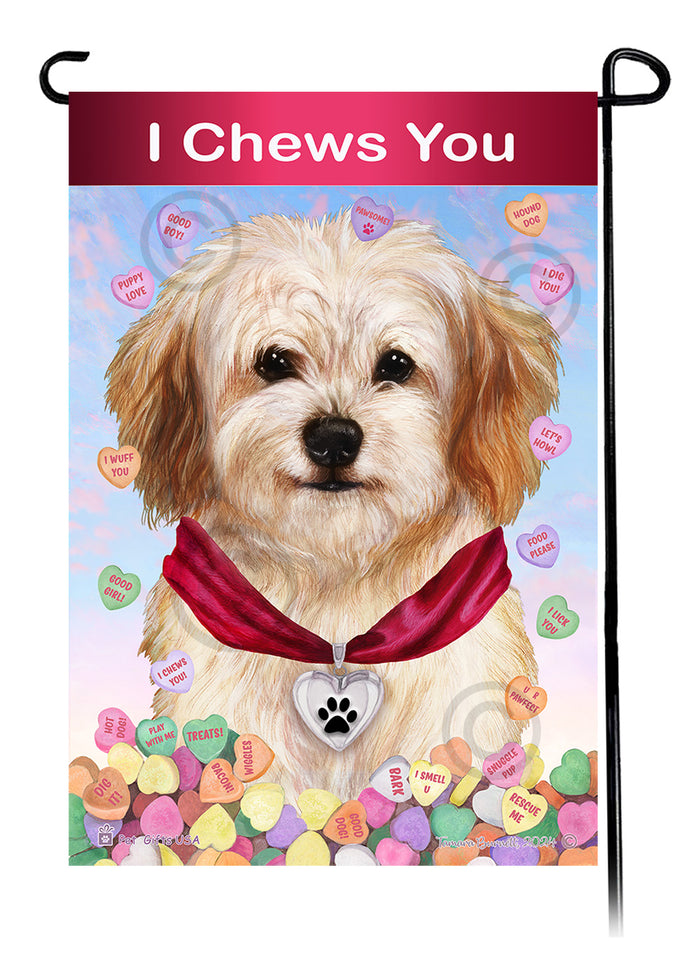 Cavachon Valentine Sweetheart Garden Flags