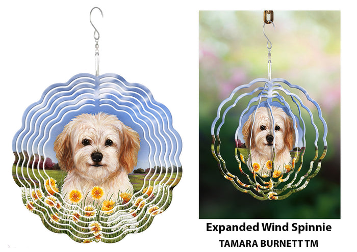 Cavachon Cream Wind Spinner