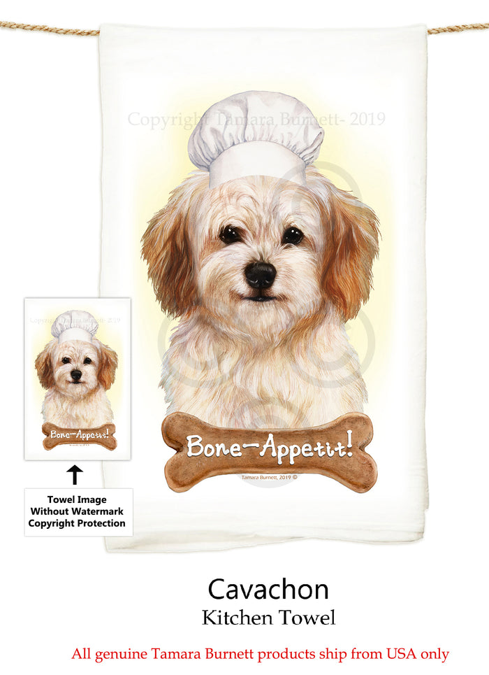 Cavachon Flour Sack Towel