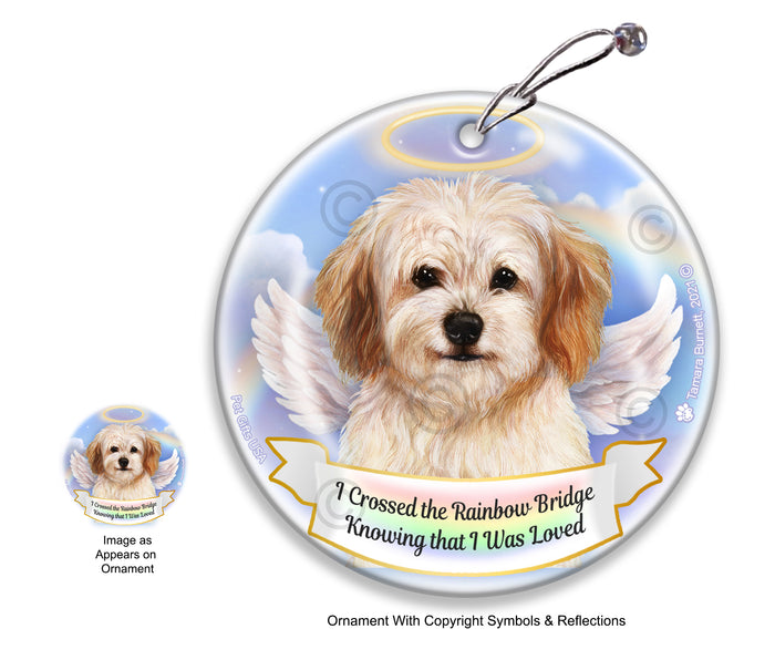 Cavachon Rainbow Bridge Memorial Ornament