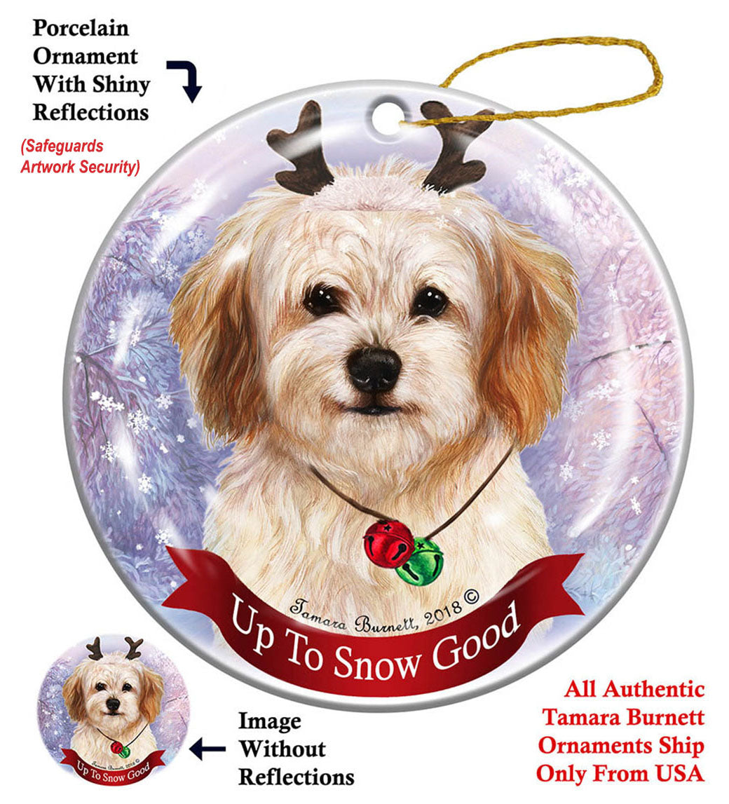 Cavachon - Up To Snow Good Ornament