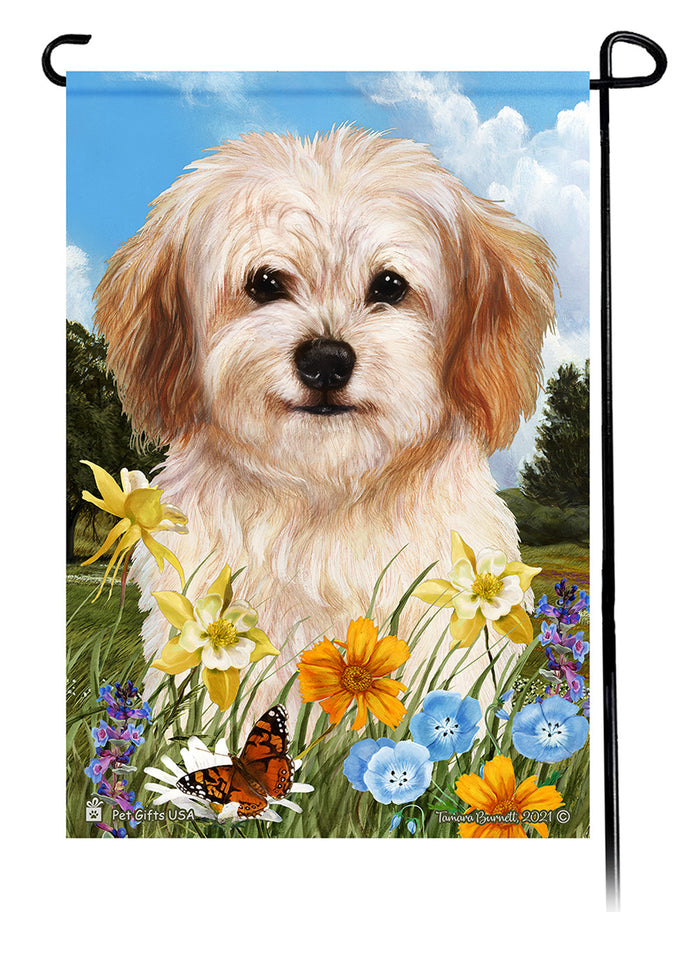Cavachon Summer Flowers Garden Flags