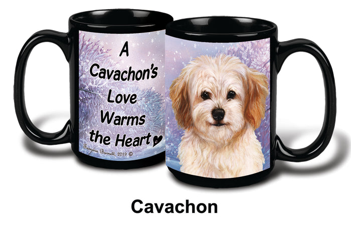 Cavachon Winter Mug 15 oz