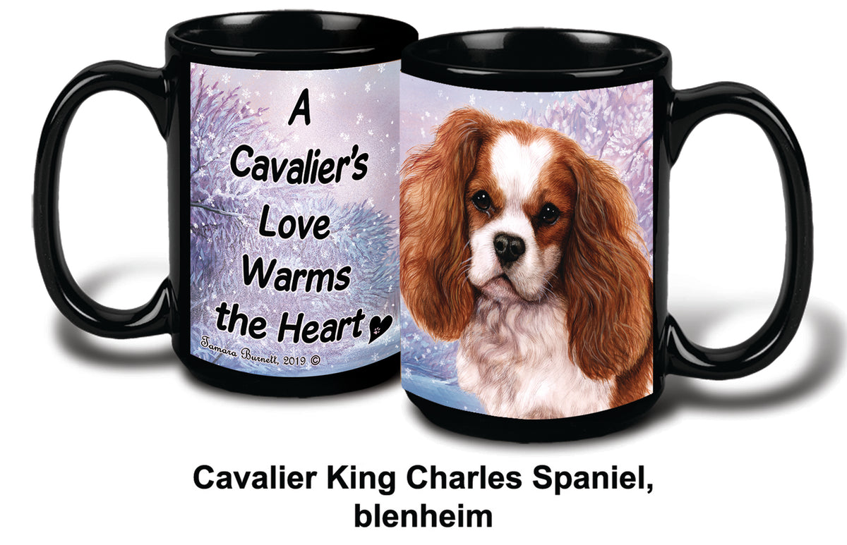 Cavalier King Charles Blen Winter Mug 15 oz