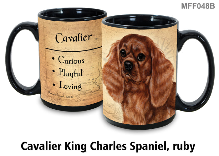 Cavalier King Charles (Ruby) - My Faithful Friends Mug 15 oz